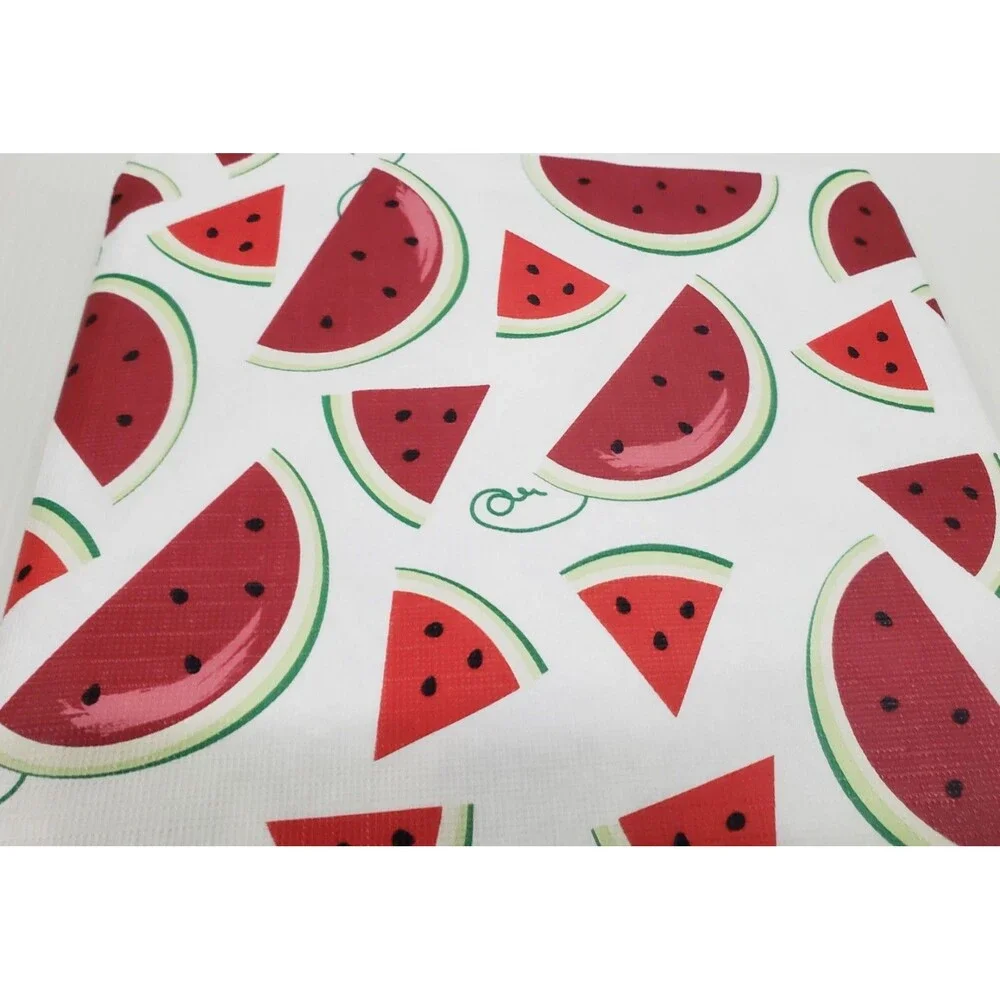 Printed Kitchen Vinyl Tablecloth, 52